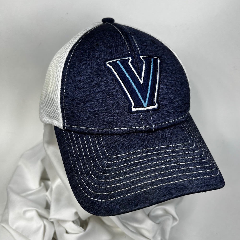 VILLANOVA WILDCATS Baseball Hat Navy Blue White Mesh Adjustable
